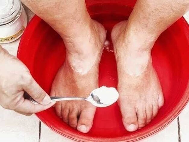 soda baths for mushrooms