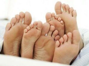 healthy feet after treating fungus between toes
